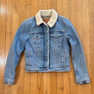 Levi’s Sherpa Lined Denim Jacket XS
